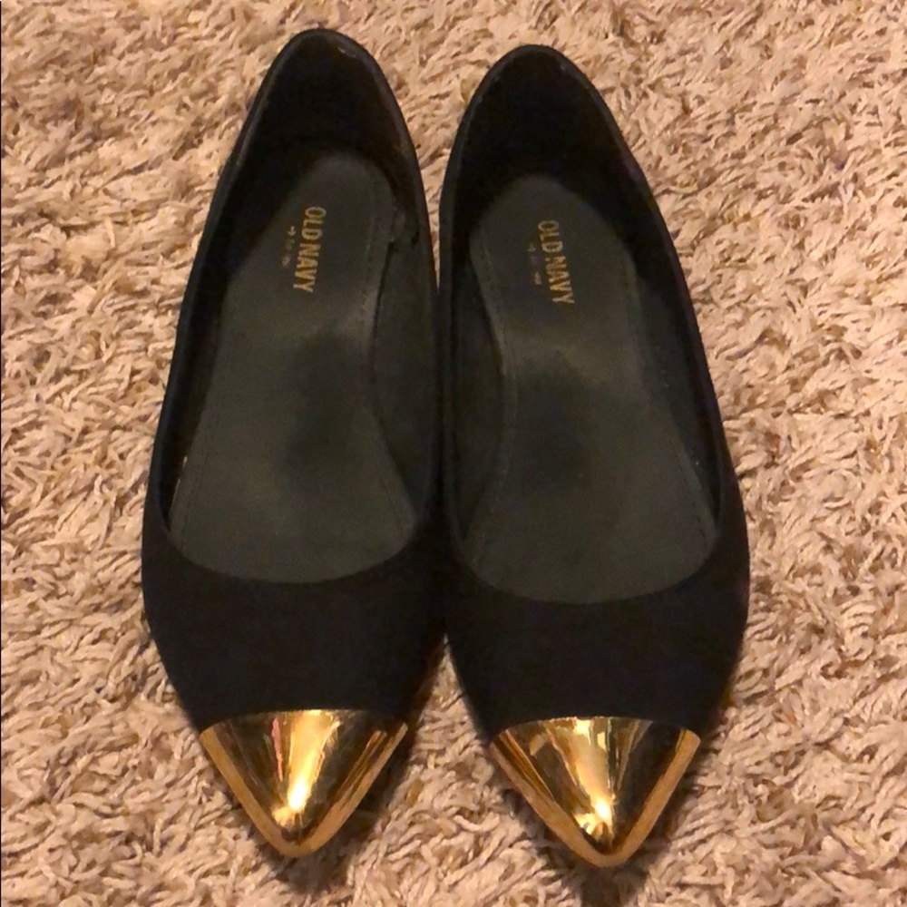 Gold toe Old Navy flats
